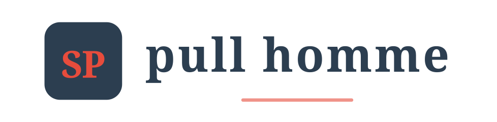 Logo pull homme