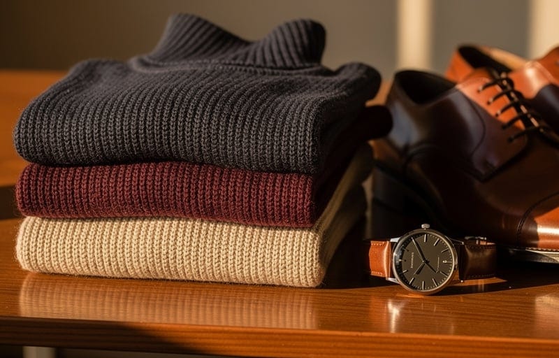 Outfit col roulé homme au bureau : les cinq combinaisons qui fonctionnent