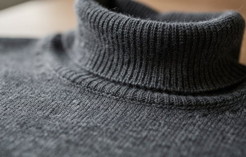 Comparatif des matières pour un sous-pull col roulé homme